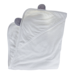 100% cotton hooded baby bath towel with bear ears