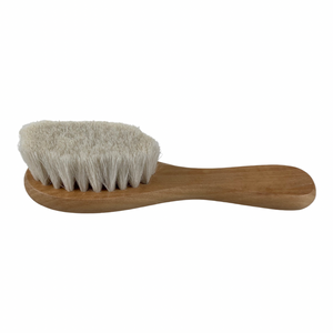 Wooden soft bristle baby brush