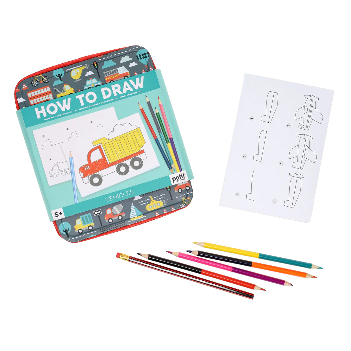 How To Draw Vehicles Set by Petit Collage