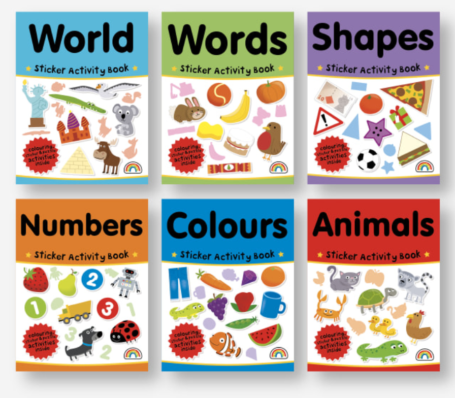 Learning activity books set of 6 books