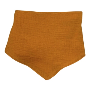 100% cotton mustard baby dribble bib