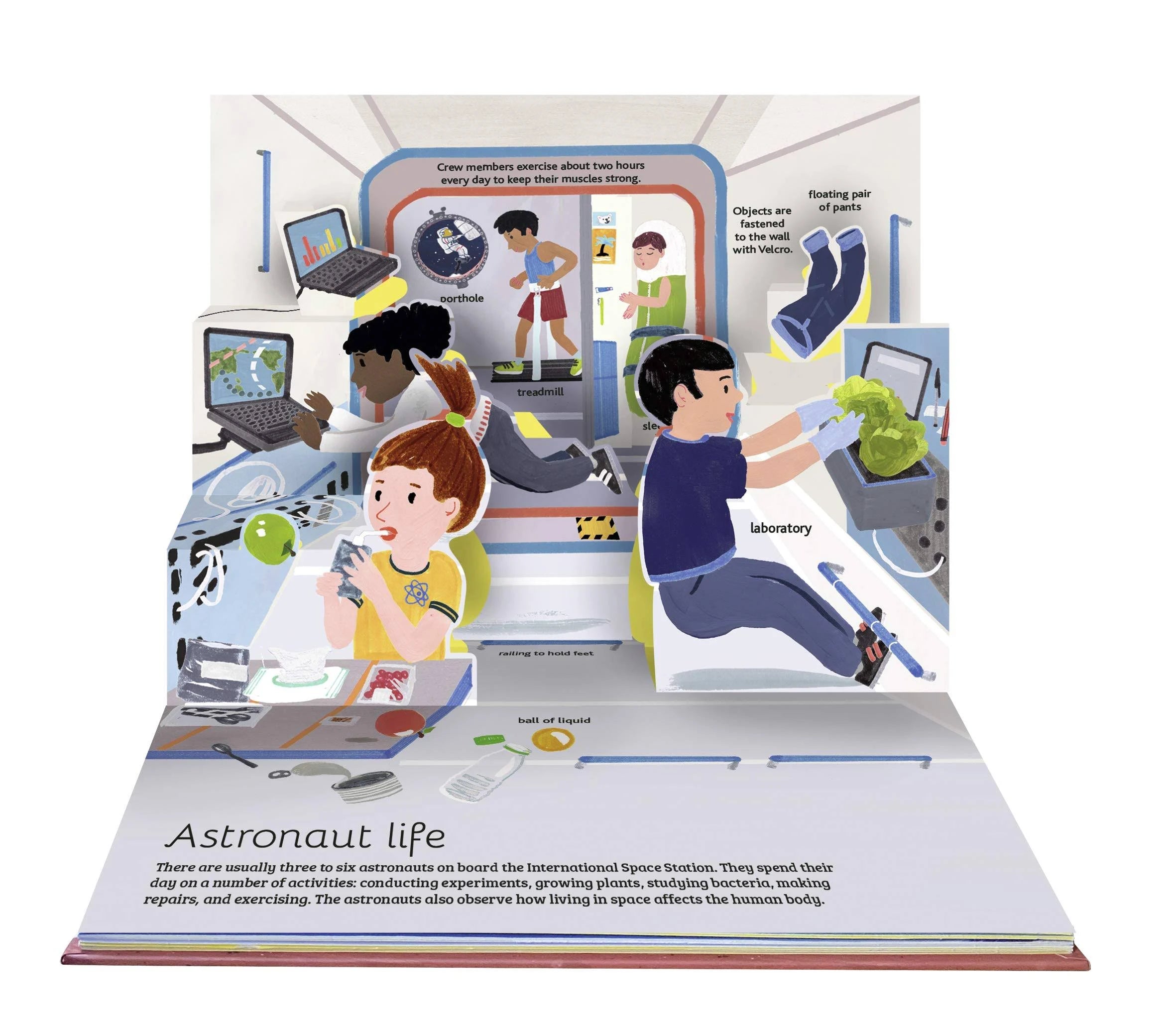 Pop-Up Space Hardback Book by Sophie Dussaussois