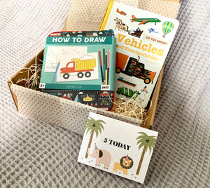 Fifth Birthday Vehicle Gift Box