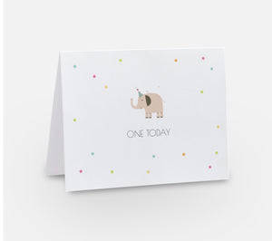 One today birthday card