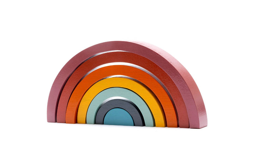 Wooden traditional rainbow toy