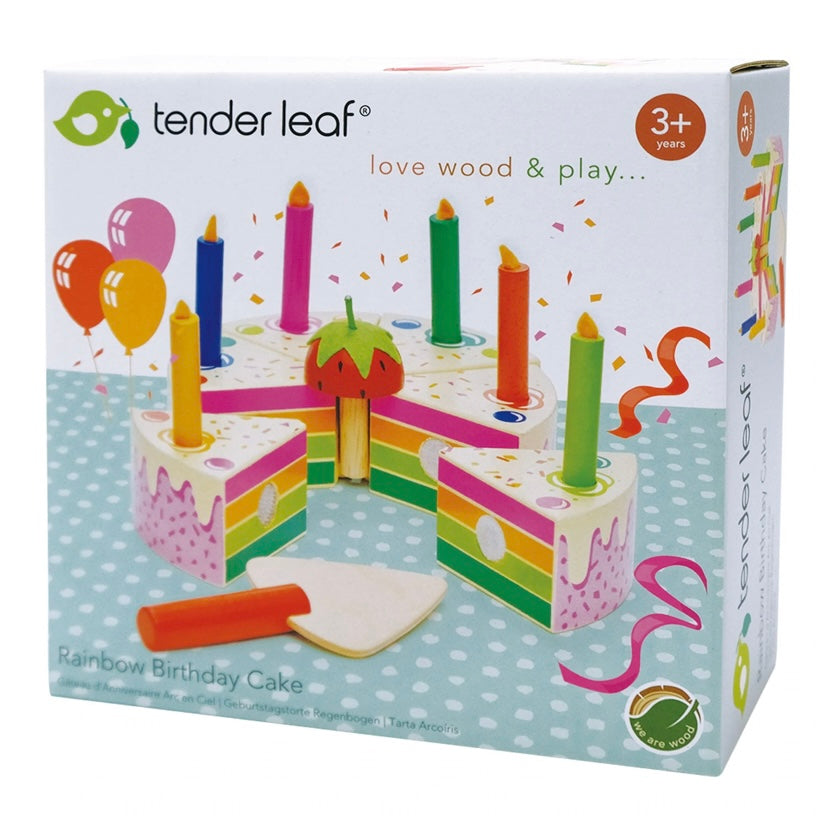 Wooden Birthday Cake
