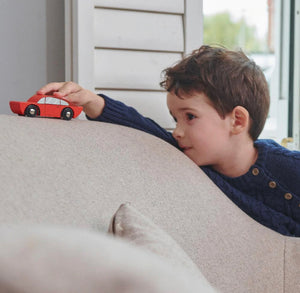 Wooden Retro Car Set